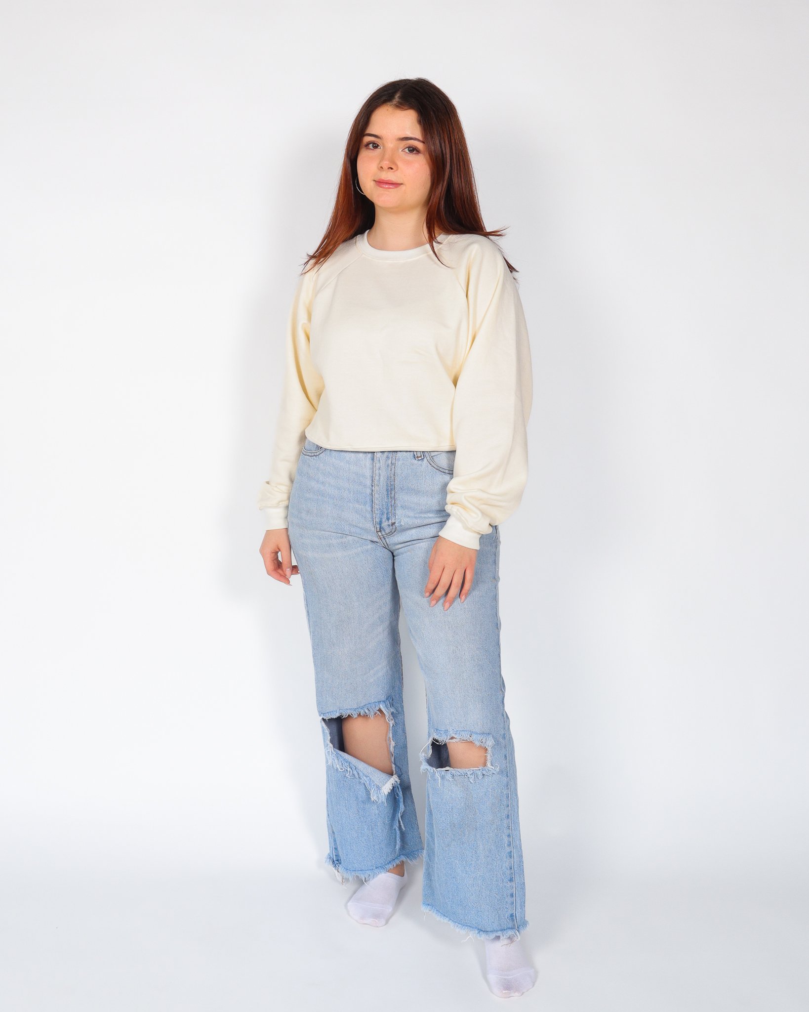 Sudadera basica oversize - Imagen 1