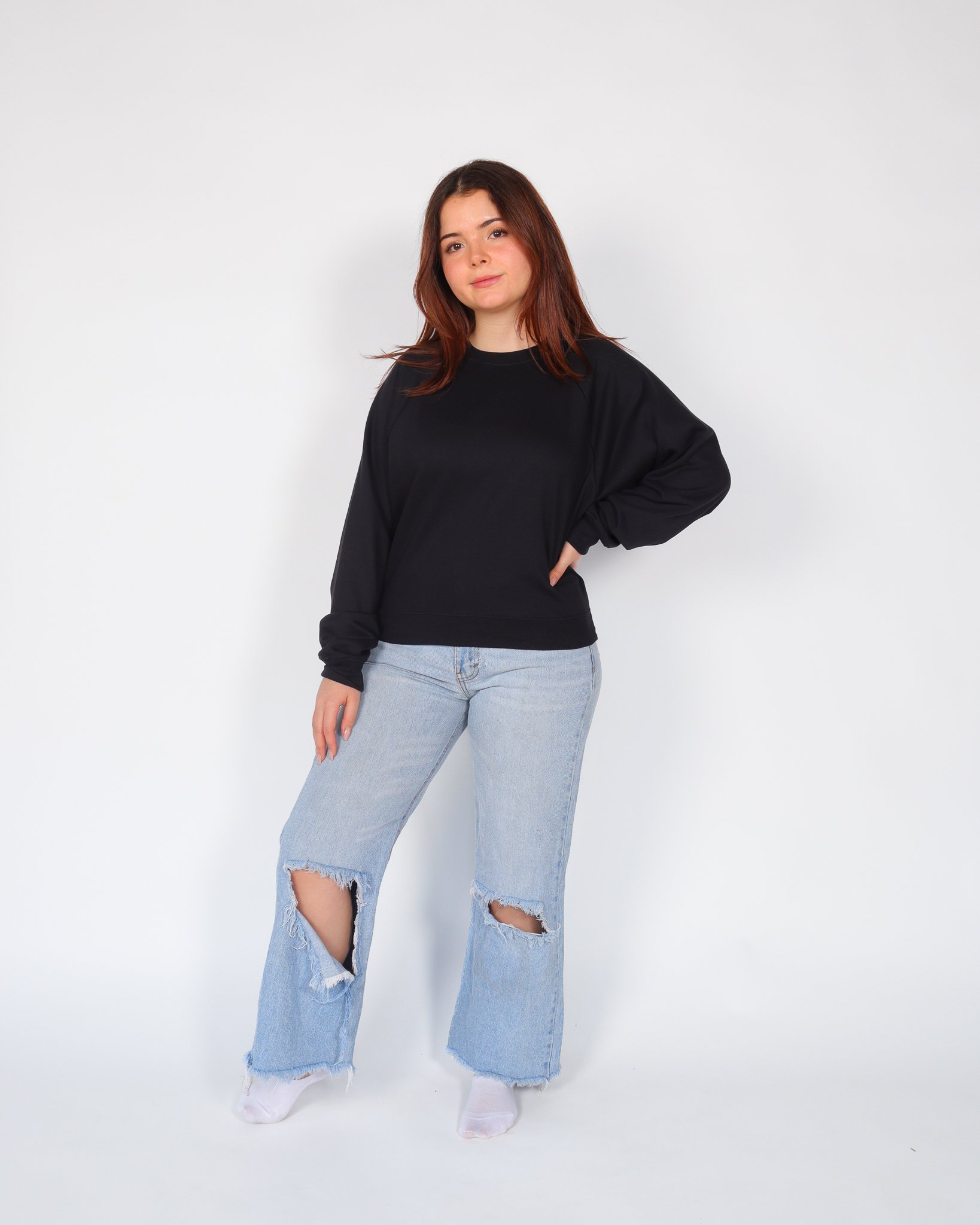 Sudadera basica oversize - Imagen 3