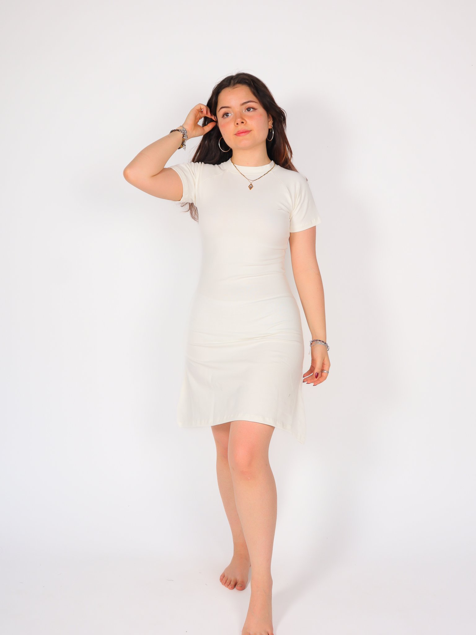 Vestido Lulú manga corta - Imagen 1